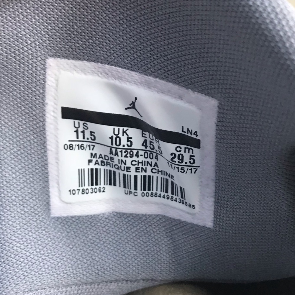 Nike Jordan Generation Cool Grey White M AUTHENTIC - Picture 7 of 7